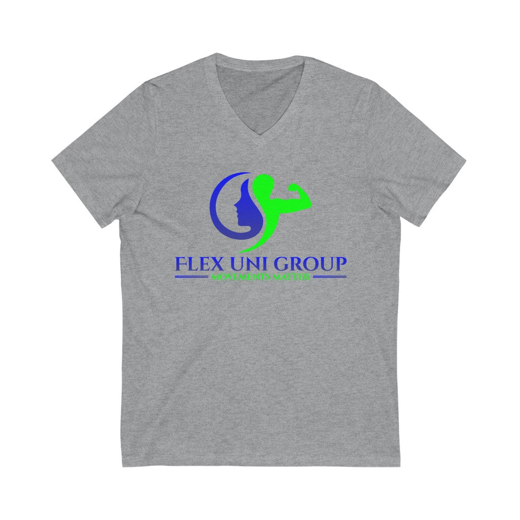 Unisex Jersey Short Sleeve V-Neck Tee