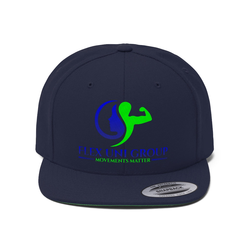 Unisex Flat Bill Hat