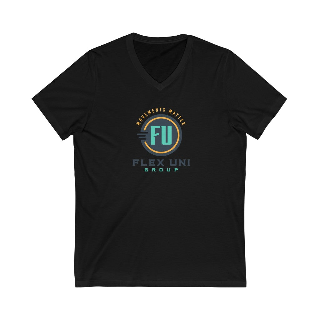 Unisex Jersey Short Sleeve V-Neck Tee