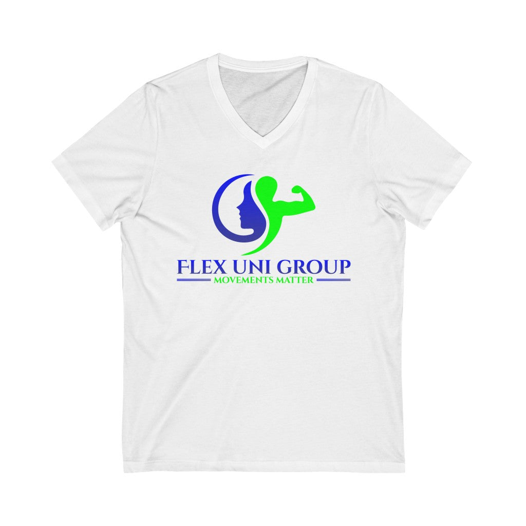 Unisex Jersey Short Sleeve V-Neck Tee