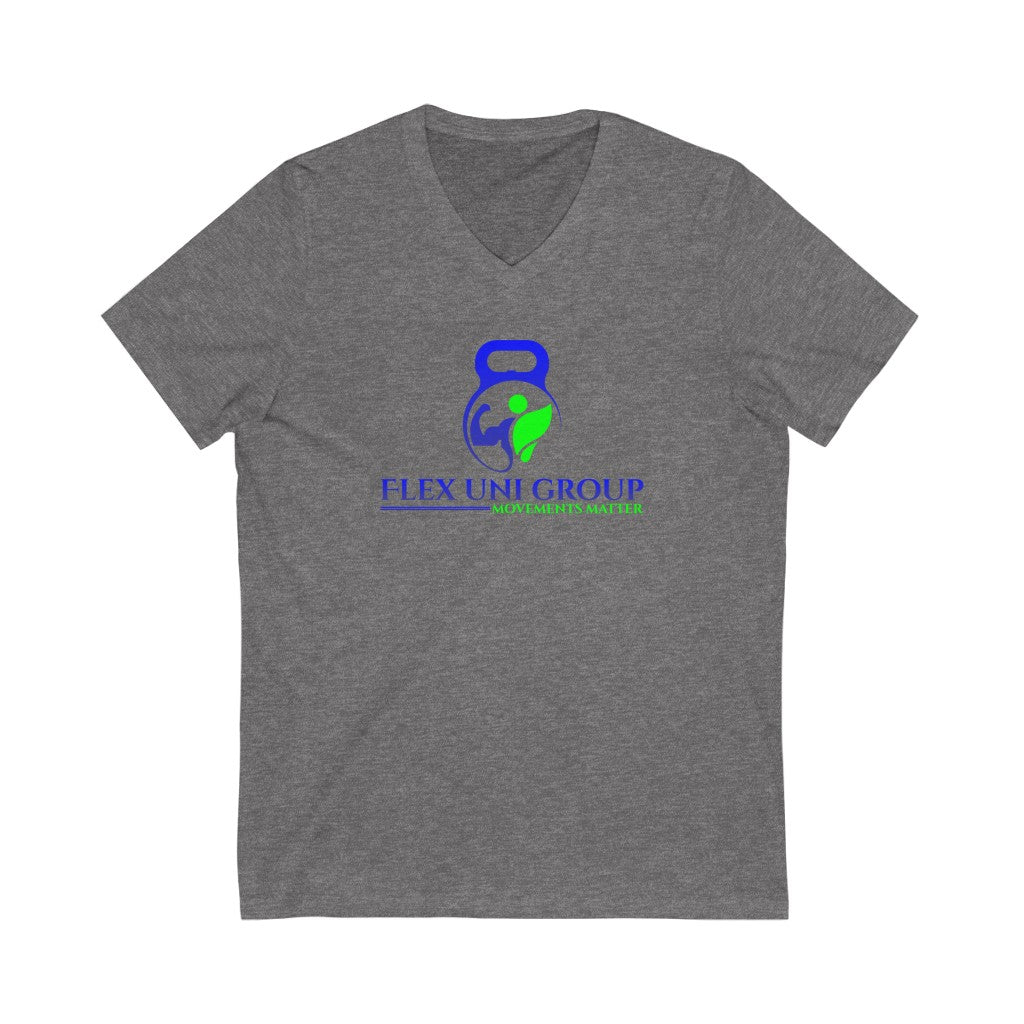 Unisex Jersey Short Sleeve V-Neck Tee