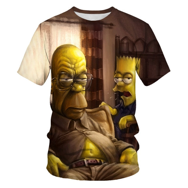 2021 summer hot sale men's and women's T-shirt fashion 3D printing fashion casual sports T-shirt short sleeve O-neck breathable