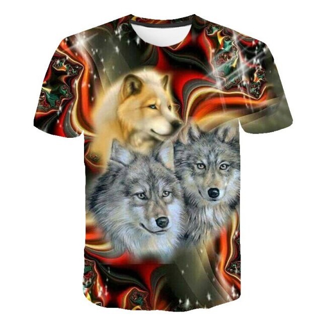 2021 New 3D Dog Printed T Shirt Men/Women Hip Hop Summer Funnyt Cat Streetwear Tshirt Short Sleeve Tops Casual O-Neck Animal