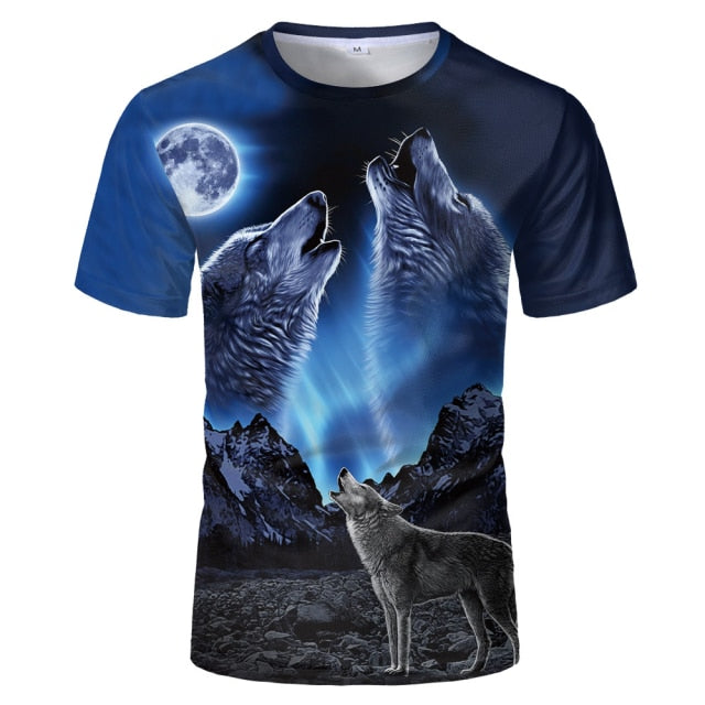 2021 New 3D Dog Printed T Shirt Men/Women Hip Hop Summer Funnyt Cat Streetwear Tshirt Short Sleeve Tops Casual O-Neck Animal