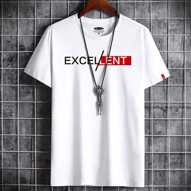 2021 Newest T Shirt for Men Clothing Fitness White Anime O Neck Man T-shirt For Male Oversized S-6XL New Men T-shirts Goth Punk