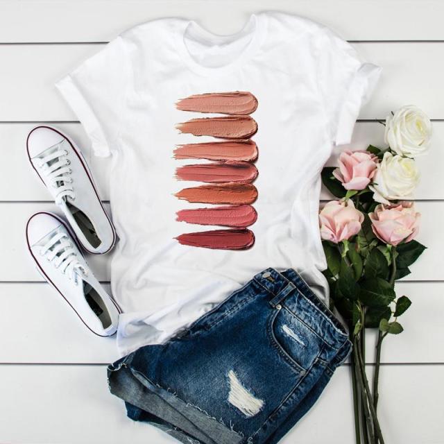 Women 2021 3D Print 90s Fashion Tops Tumblr Tshirts T Clothes Shirt Womens Ladies Graphic Female Tee T-Shirt Clothing