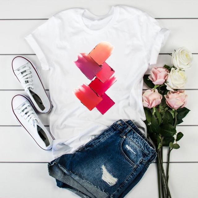 Women 2021 3D Print 90s Fashion Tops Tumblr Tshirts T Clothes Shirt Womens Ladies Graphic Female Tee T-Shirt Clothing