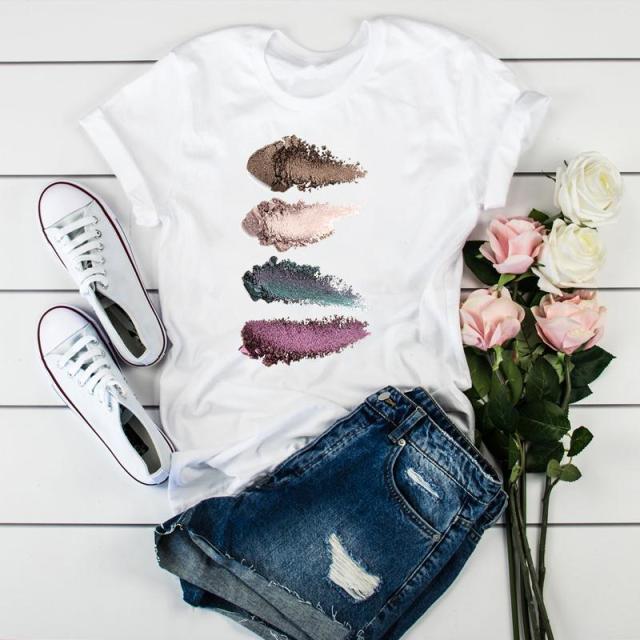 Women 2021 3D Print 90s Fashion Tops Tumblr Tshirts T Clothes Shirt Womens Ladies Graphic Female Tee T-Shirt Clothing