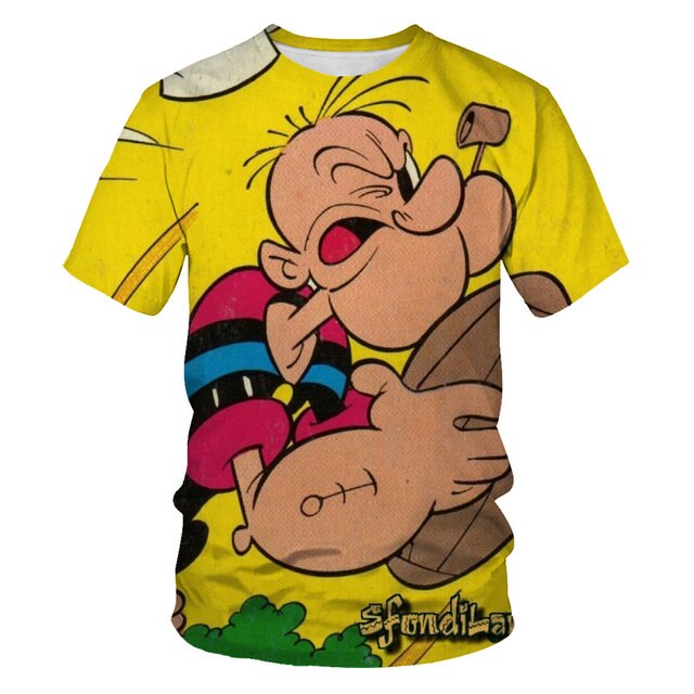2021 Summer Hot Sale Men's and Women's T-shirt Fashion 3D Handsome funny Casual Sports T-shirt Short Sleeve O-neck T-shirt