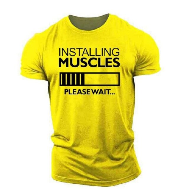 2021 new 3D printing comfortable sports O-neck T-shirt summer outdoor sports men's sports breathable fitness T-shirt XXS-6XL