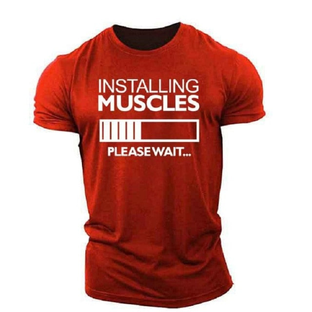 2021 new 3D printing comfortable sports O-neck T-shirt summer outdoor sports men's sports breathable fitness T-shirt XXS-6XL