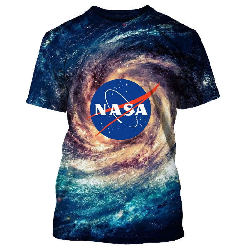 2021 Cosmos Planet Space Galaxy Astronaut 3D Printed T-Shirt harajuku Men/women tshirt Fashion design t shirt Streetwear