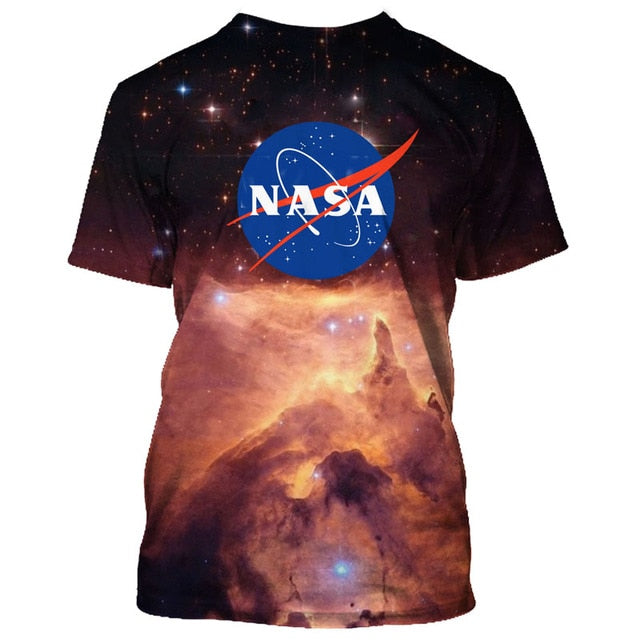 2021 Cosmos Planet Space Galaxy Astronaut 3D Printed T-Shirt harajuku Men/women tshirt Fashion design t shirt Streetwear