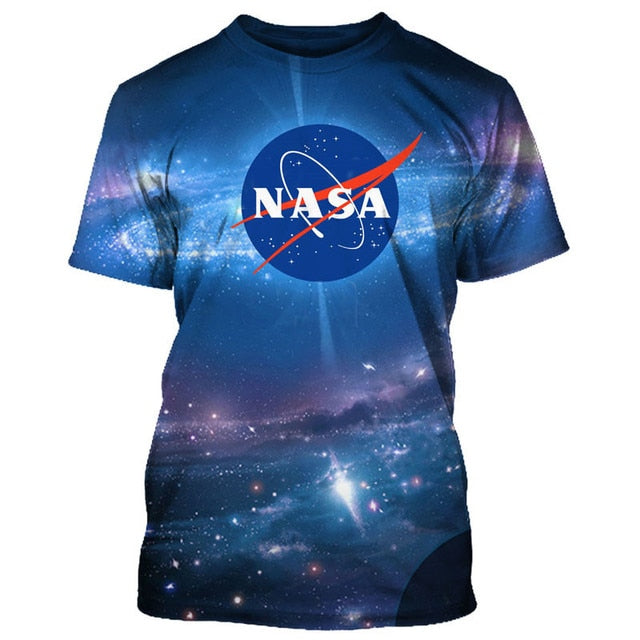 2021 Cosmos Planet Space Galaxy Astronaut 3D Printed T-Shirt harajuku Men/women tshirt Fashion design t shirt Streetwear