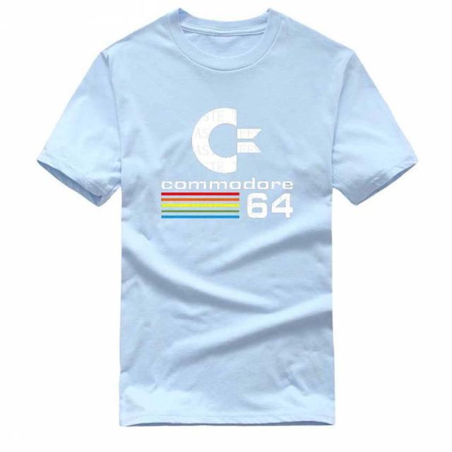 2020 Summer Commodore 64 T Shirts C64 SID Amiga Retro 8-bit Ultra Cool Design Vinyl T-shirt Mens Clothing With Short Sleeve