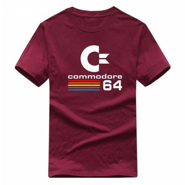 2020 Summer Commodore 64 T Shirts C64 SID Amiga Retro 8-bit Ultra Cool Design Vinyl T-shirt Mens Clothing With Short Sleeve
