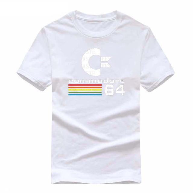 2020 Summer Commodore 64 T Shirts C64 SID Amiga Retro 8-bit Ultra Cool Design Vinyl T-shirt Mens Clothing With Short Sleeve