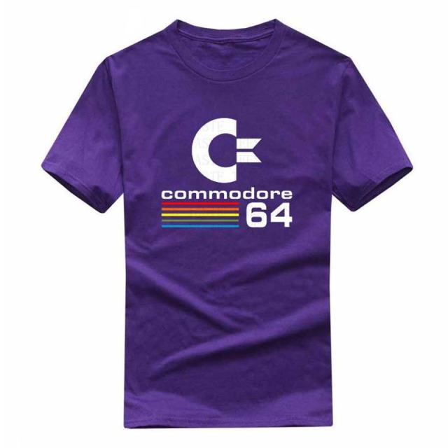2020 Summer Commodore 64 T Shirts C64 SID Amiga Retro 8-bit Ultra Cool Design Vinyl T-shirt Mens Clothing With Short Sleeve