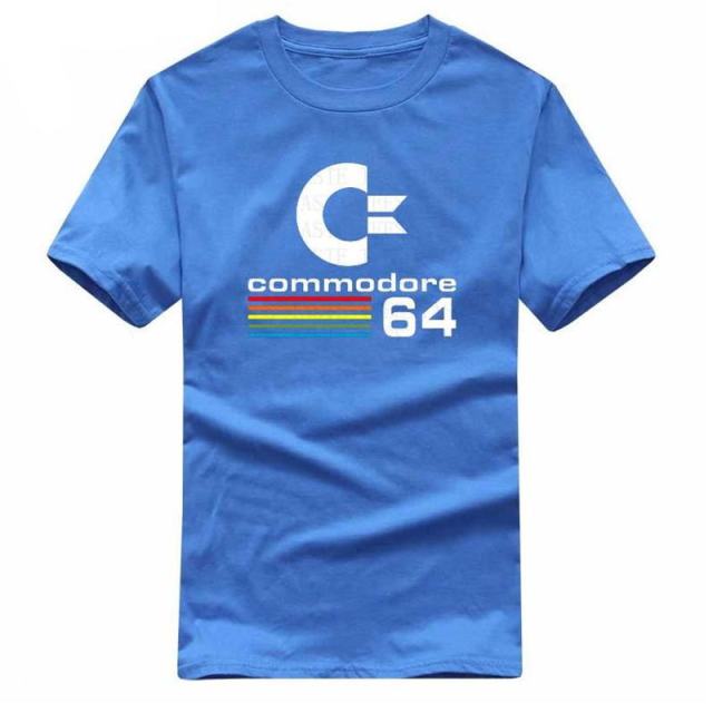 2020 Summer Commodore 64 T Shirts C64 SID Amiga Retro 8-bit Ultra Cool Design Vinyl T-shirt Mens Clothing With Short Sleeve