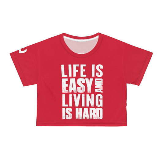 AOP Crop Tee