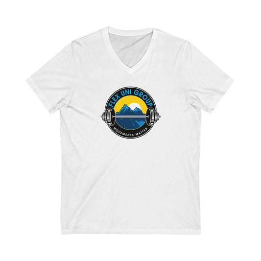 Unisex Jersey Short Sleeve V-Neck Tee