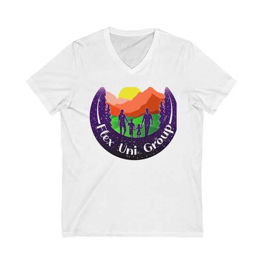 Unisex Jersey Short Sleeve V-Neck Tee