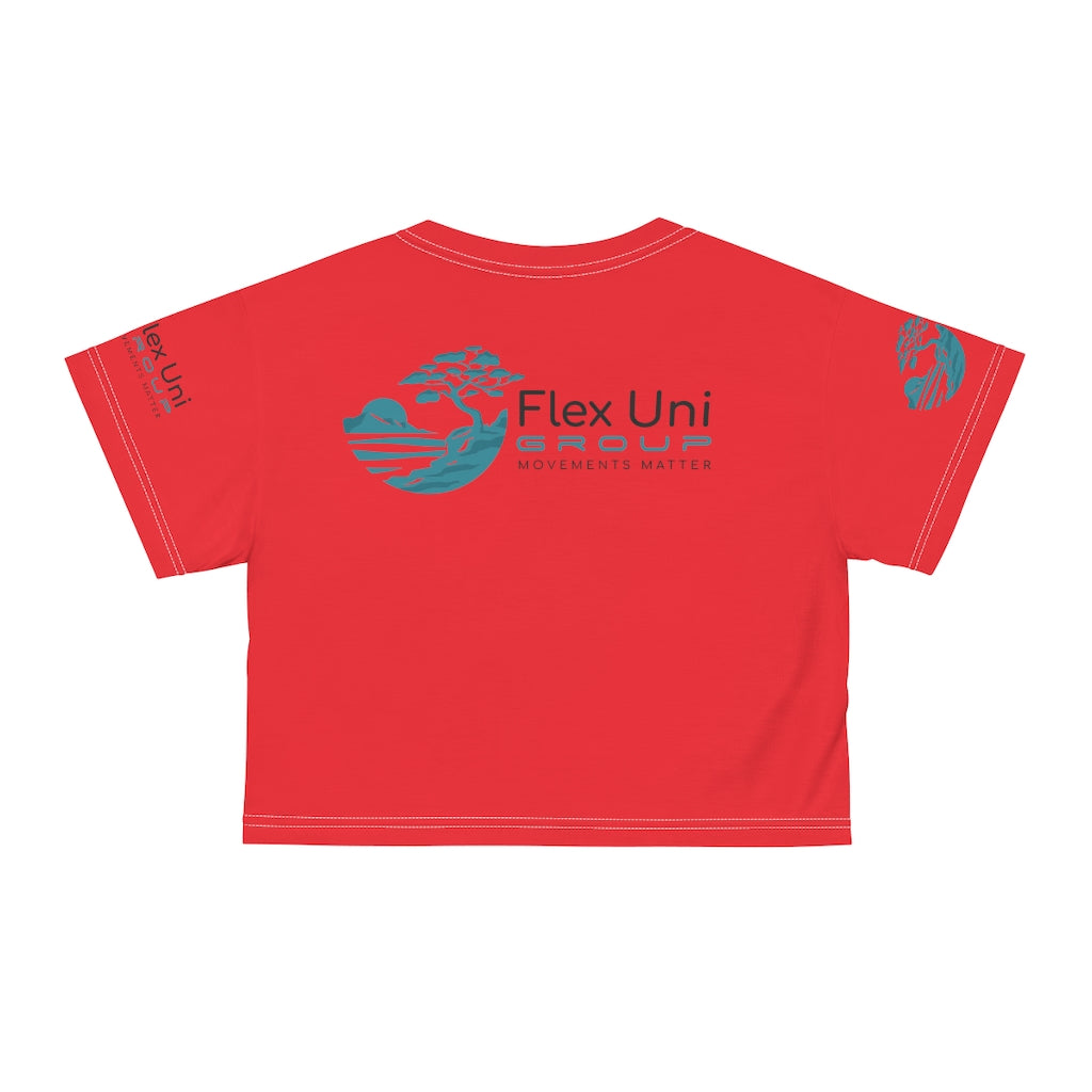 AOP Crop Tee