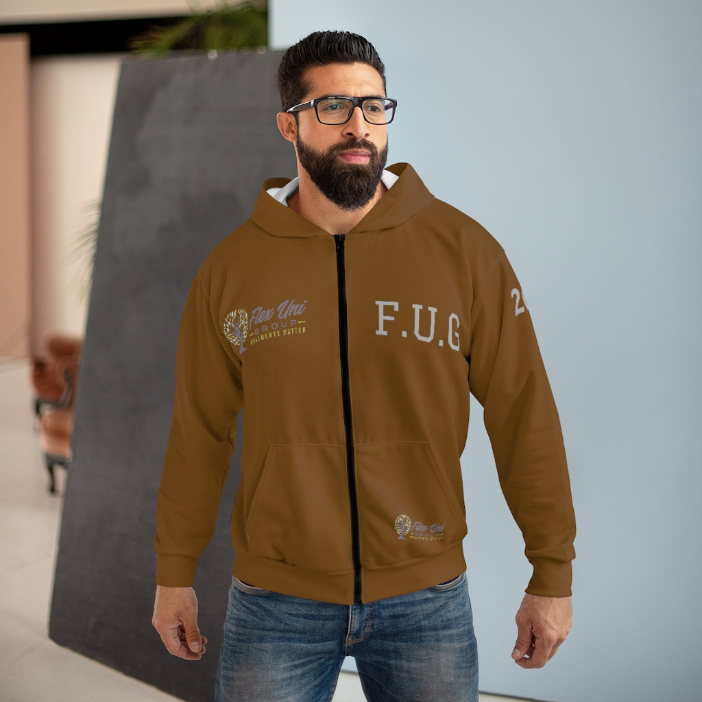 AOP Unisex Zip Hoodie