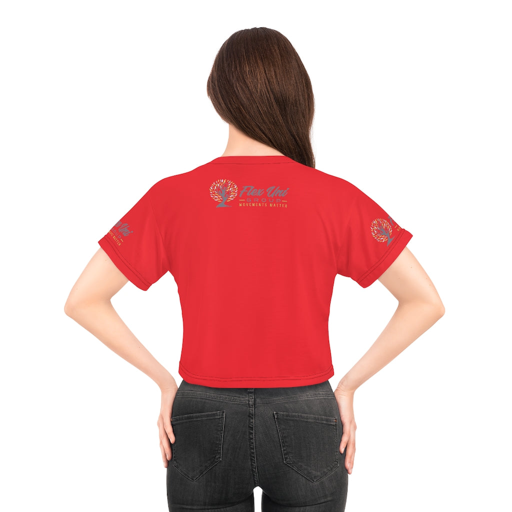 AOP Crop Tee