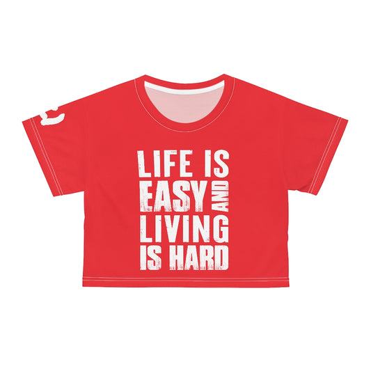 AOP Crop Tee