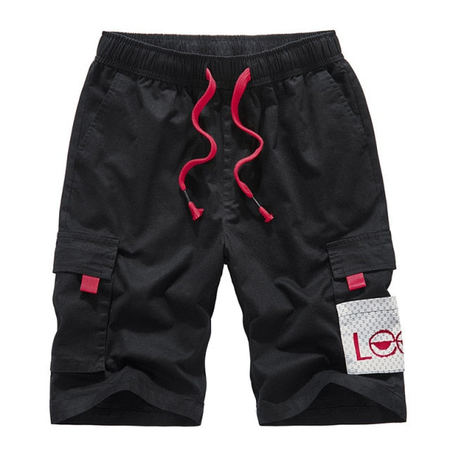 2020 Mens shorts Newest Summer Casual Shorts Men Cotton Fashion Hip Hop Men Ribbons Design Shorts Male Shorts homme plus size