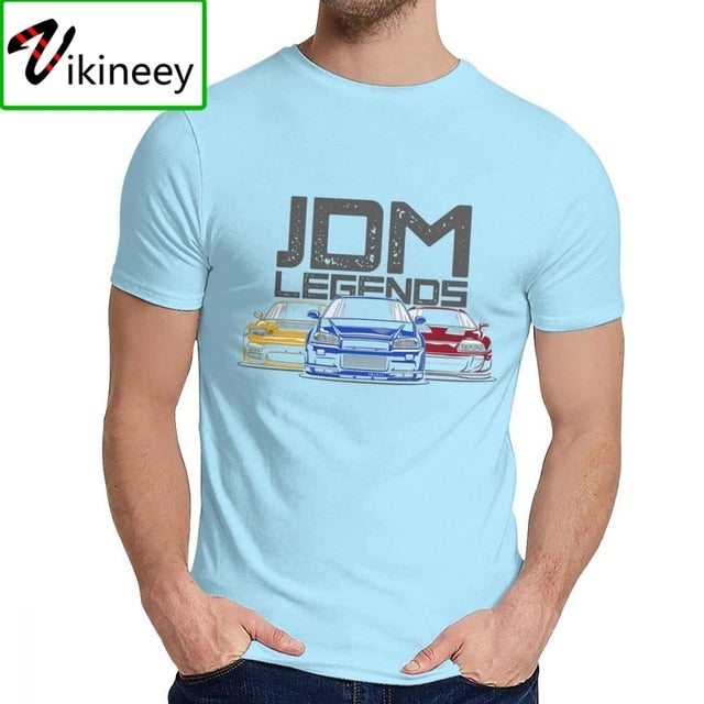 Fashion Design JDM Legend Hallowmas T-Shirt Camisa Hombre Classic Japanese Sportcar Hip Hop Christmas Day T-Shirt