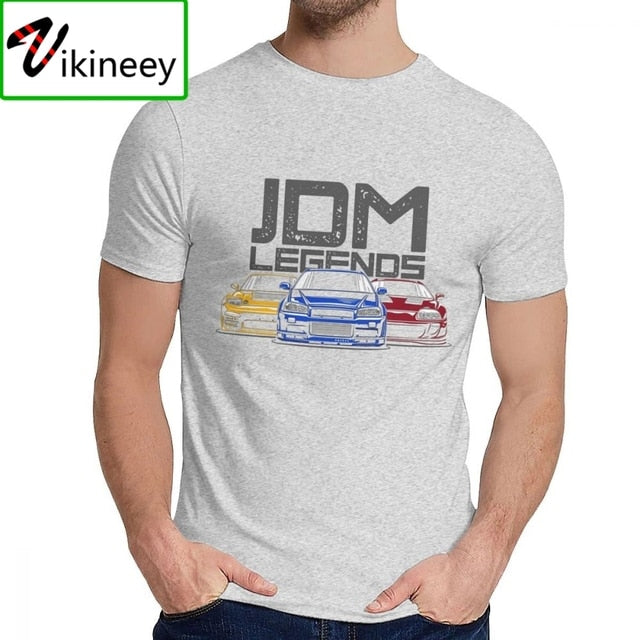 Fashion Design JDM Legend Hallowmas T-Shirt Camisa Hombre Classic Japanese Sportcar Hip Hop Christmas Day T-Shirt
