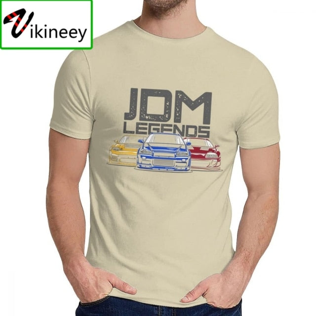 Fashion Design JDM Legend Hallowmas T-Shirt Camisa Hombre Classic Japanese Sportcar Hip Hop Christmas Day T-Shirt