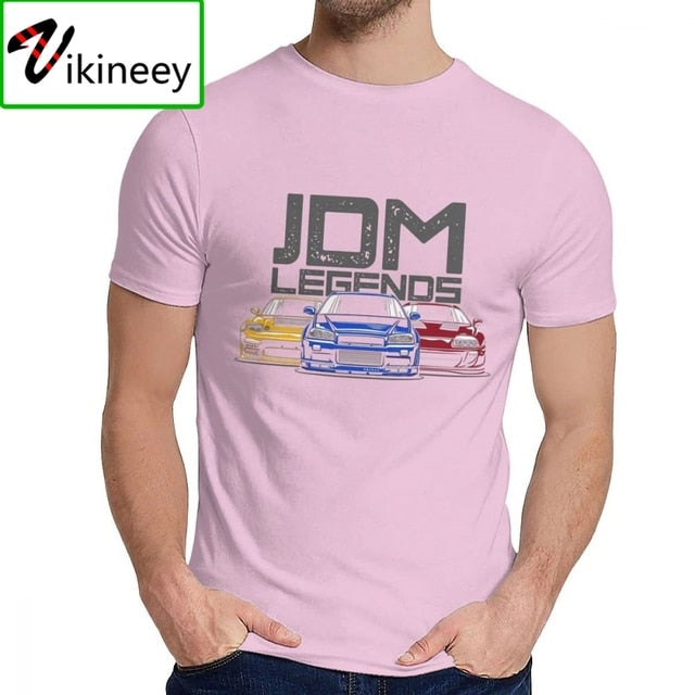 Fashion Design JDM Legend Hallowmas T-Shirt Camisa Hombre Classic Japanese Sportcar Hip Hop Christmas Day T-Shirt