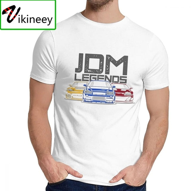 Fashion Design JDM Legend Hallowmas T-Shirt Camisa Hombre Classic Japanese Sportcar Hip Hop Christmas Day T-Shirt