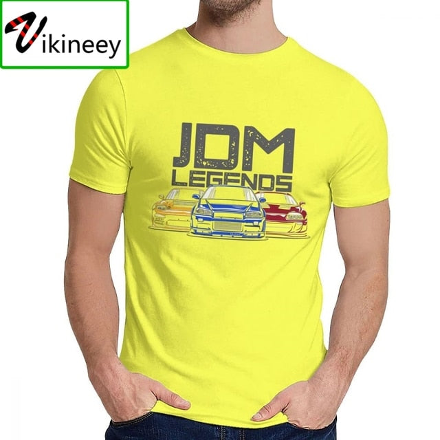 Fashion Design JDM Legend Hallowmas T-Shirt Camisa Hombre Classic Japanese Sportcar Hip Hop Christmas Day T-Shirt