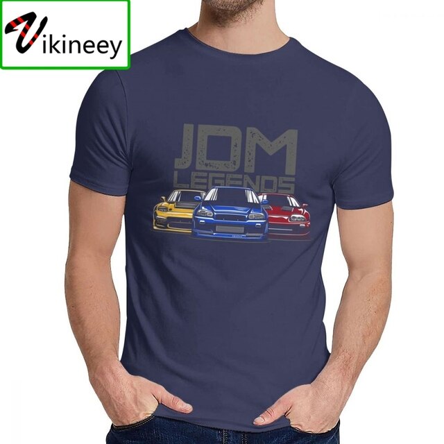 Fashion Design JDM Legend Hallowmas T-Shirt Camisa Hombre Classic Japanese Sportcar Hip Hop Christmas Day T-Shirt