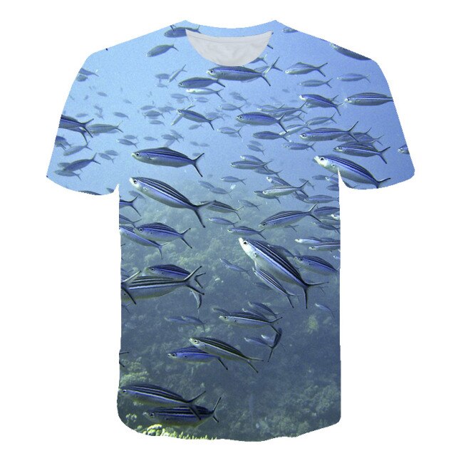 2021 Summer Fishing Graphic t-shirt For Men Fashion Casual Natural Style Pattern T-shirt New 3D Print Sport Short Sleeve t-shirt