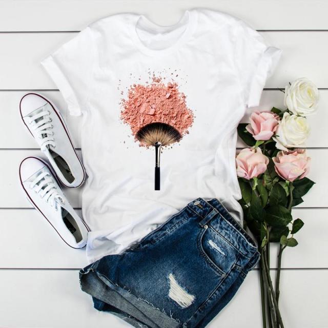 Women 2021 3D Print 90s  Fashion Tops Tumblr Tshirts T Clothes Shirt Womens Ladies Graphic Female Tee T-Shirt Clothing
