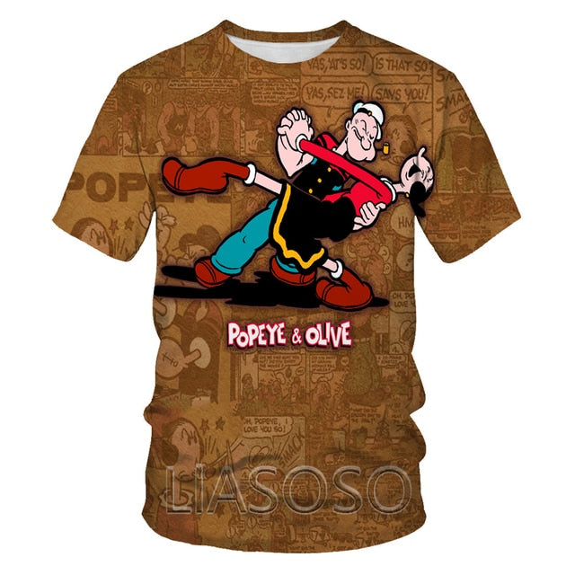 2021 Summer Hot Sale Men's and Women's T-shirt Fashion 3D Handsome funny Casual Sports T-shirt Short Sleeve O-neck T-shirt