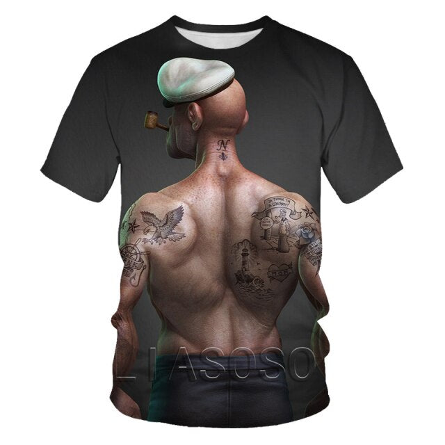 2021 Summer Hot Sale Men's and Women's T-shirt Fashion 3D Handsome funny Casual Sports T-shirt Short Sleeve O-neck T-shirt