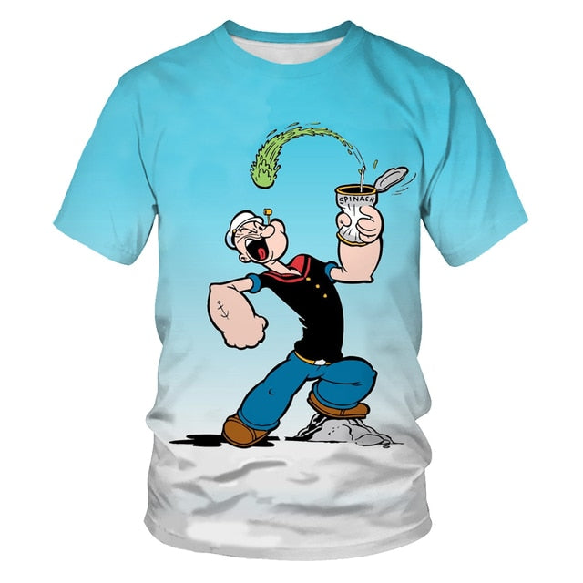 2021 Summer Hot Sale Men's and Women's T-shirt Fashion 3D Handsome funny Casual Sports T-shirt Short Sleeve O-neck T-shirt