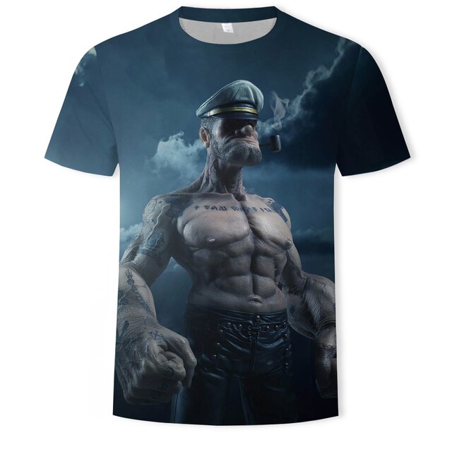 2021 Summer Hot Sale Men's and Women's T-shirt Fashion 3D Handsome funny Casual Sports T-shirt Short Sleeve O-neck T-shirt