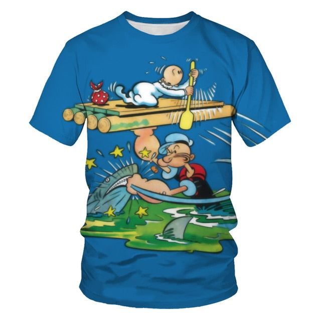 2021 Summer Hot Sale Men's and Women's T-shirt Fashion 3D Handsome funny Casual Sports T-shirt Short Sleeve O-neck T-shirt