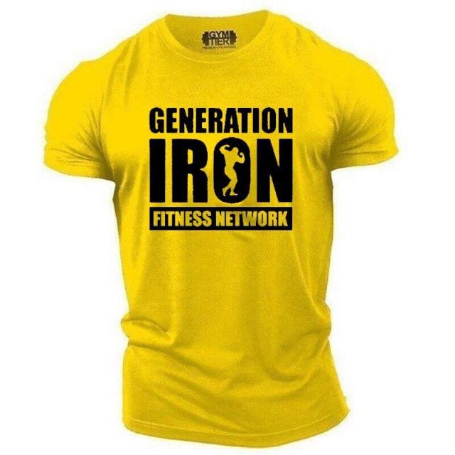 2021 new men's sports shirt 3D printing sports fitness T-shirt summer outdoor breathable and comfortable sports top male XXS-6XL