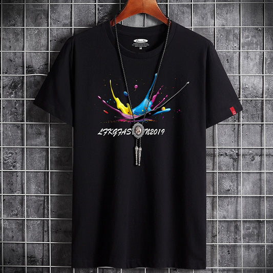 2021 Newest T Shirt for Men Clothing Anime Fitness White O Neck Man T-shirt For Male Oversized S-6XL New Men T-shirts Goth Punk