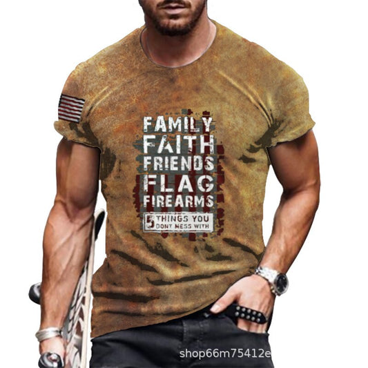 Mans T-Shirt 2021 Summer Oversized New Personalized Short Sleeve Men's 3D Digital Printing O Neck T-Shirt Men's Fashion Tops