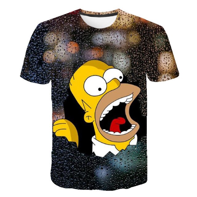 2021 New Men's 3D T-Shirt Teenager Children Cartoon Top 3DT Shirt Harajuku Men's and Women's Casual Shirt