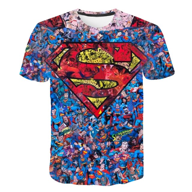 2021 New Men's 3D T-Shirt Teenager Children Cartoon Top 3DT Shirt Harajuku Men's and Women's Casual Shirt